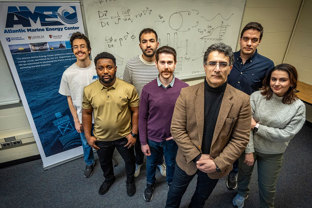 Ali Khosronejad with research team
