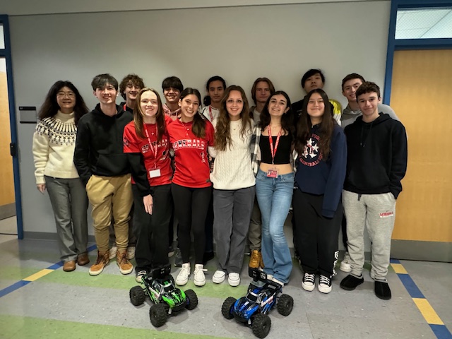 Levittown students with Sunrise Technology